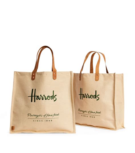 harrods jute bag.